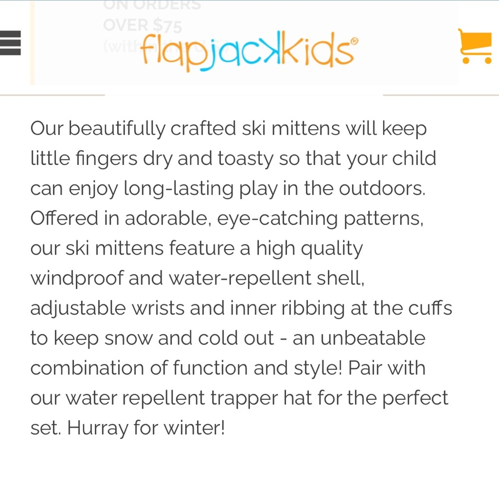 Flapjack kids monster waterproof mittens sz:M (2-4y) - Picture 6 of 10